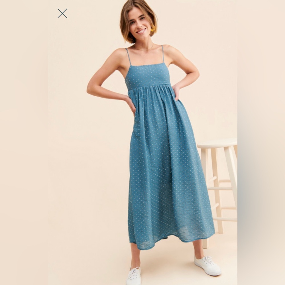 Swiss Dot Maxi Dress